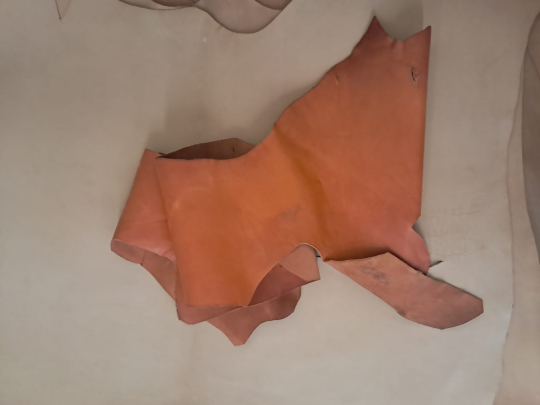 Fianco Bovino Colore Cognac Arancio 2